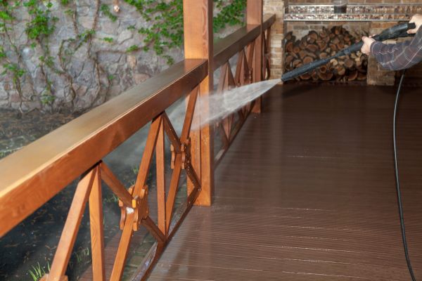 Porch Dirt Removal in Irvine